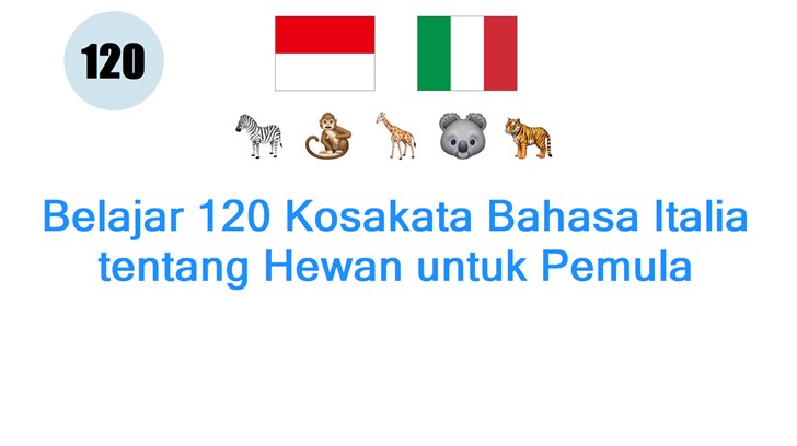 Belajar 120 Kosakata Bahasa Italia tentang Hewan untuk Pemula